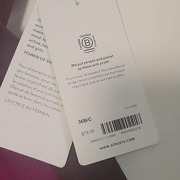 Athleta Coastline Bra Cup Tankini (36 B/C) - Picture 5 of 12